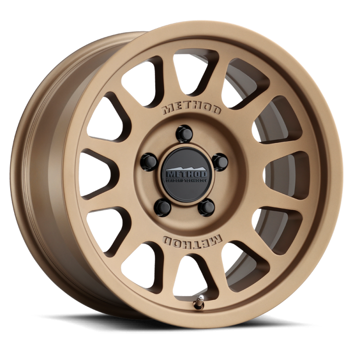 Method MR703 17x8.5 0mm Offset 5x150 110.5mm CB Method Bronze Wheel