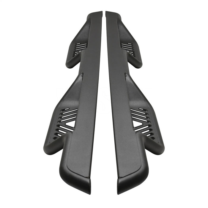 Westin 14-18 Chevrolet Silverado/GMC Sierra Crew Cab Outlaw Nerf Step Bars (Excl. Diesel) -Text. Blk