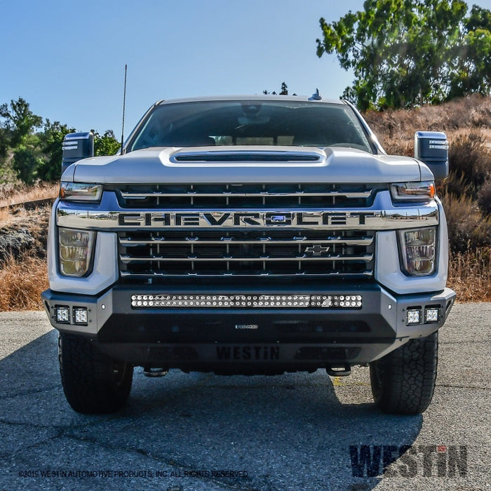 Westin 2020 Chevrolet Silverado 2500/3500 Pro-Mod Front Bumper - Textured Black