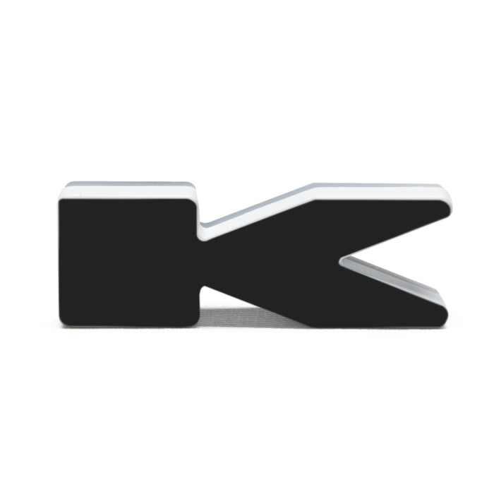 ORACLE Lighting Universal Illuminated LED Letter Badges - Matte Blk Surface Finish - K