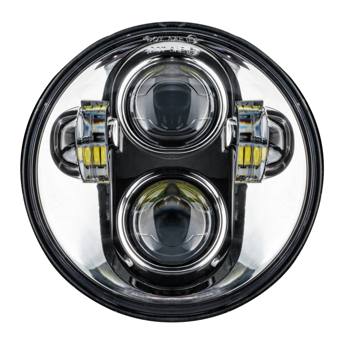 Oracle 5.75in 40W Replacement LED Headlight - Chrome