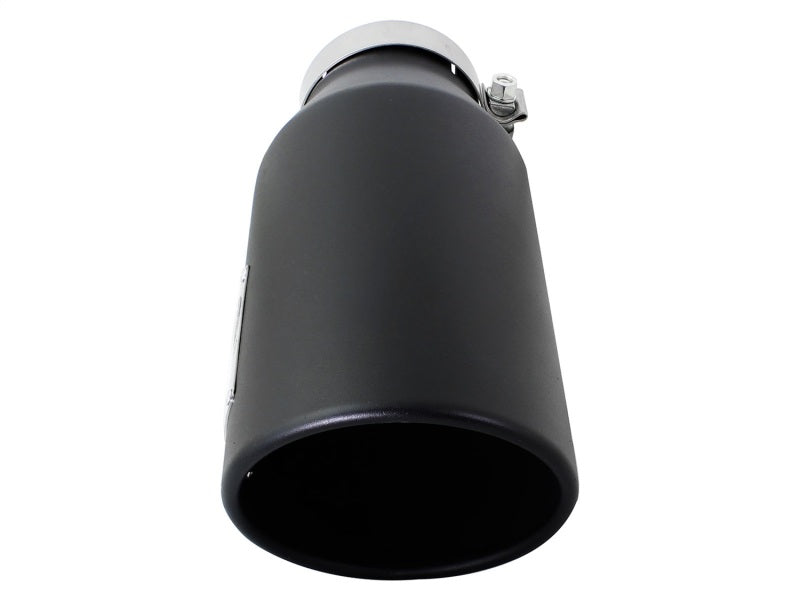 aFe Diesel Exhaust Tip Bolt On Black 4in Inlet x 6in Outlet x 15in