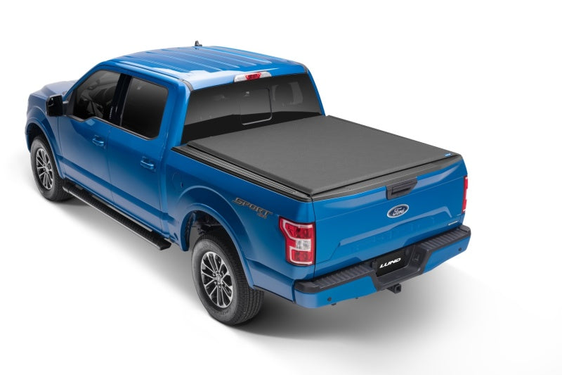 Lund 04-18 Ford F-150 (5.5ft. Bed) Genesis Elite Roll Up Tonneau Cover - Black