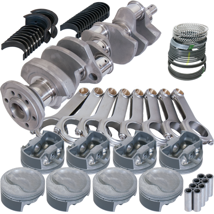 Eagle Chevrolet Small Block Rotating Assembly +.030 Bore 6in H-Beam Rods 3.75 Stroke