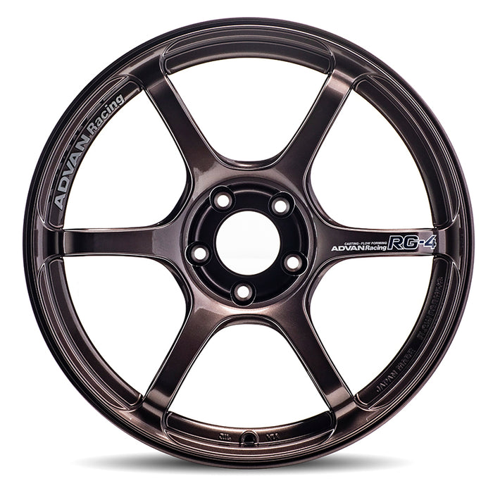 Advan RG-4 18x8 +44 5x114.3 Racing Copper Bronze Wheel