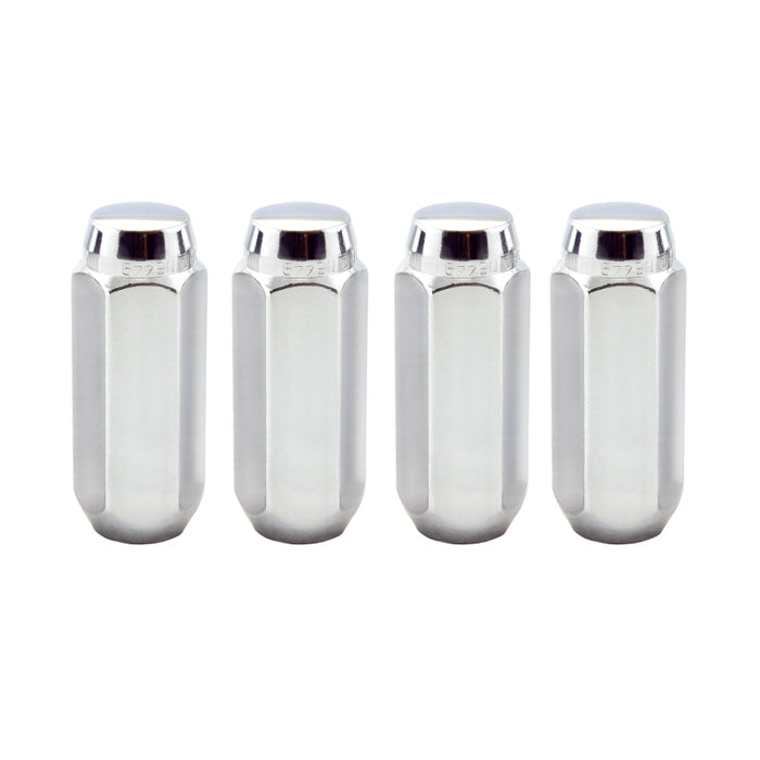 McGard Hex Lug Nut (Cone Seat / Duplex) M14X2.0 / 13/16 Hex / 2.25in. Length (4-Pack) - Chrome