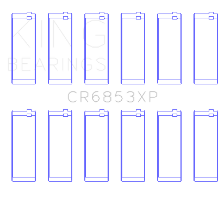 King Engine Bearings BMW Performance Rod Bearing Set - Size STD