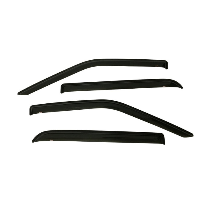 Westin 2015-2018 Ford F-150 SuperCrew Slim Wind Deflector 4pc - Smoke