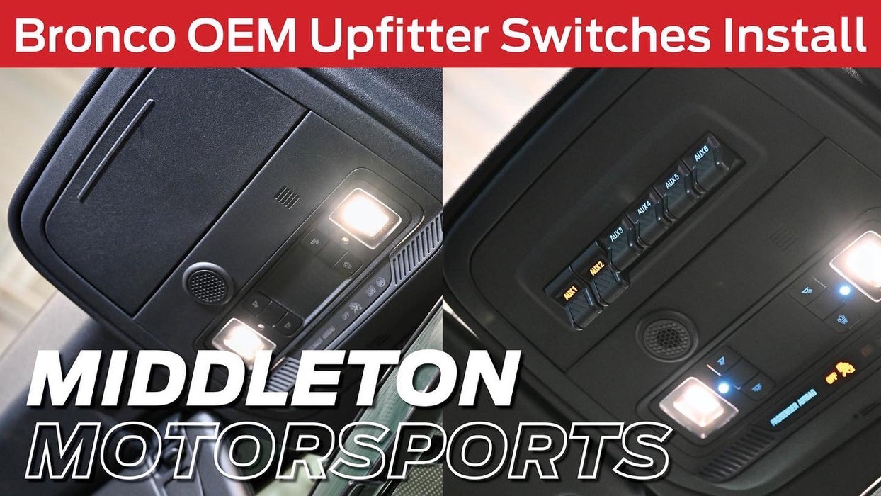 Bronco OEM Upfitter Switch install kit