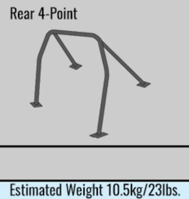 Cusco Acura Integra R Roll Cage 4 Pt Rear 4 Pass Chromoly *Excl Sunroof Models* (S/O / No Cancel)