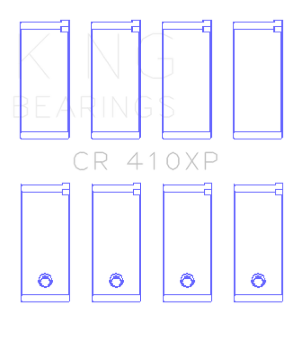 King Engine Bearings Ford Lotus 1.5L / 1.6L OHV (Size STD) Performance Rod Bearing Set