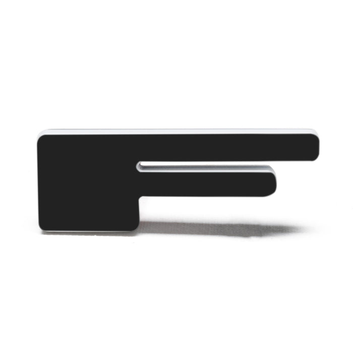 ORACLE Lighting Universal Illuminated LED Letter Badges - Matte Blk Surface Finish - F