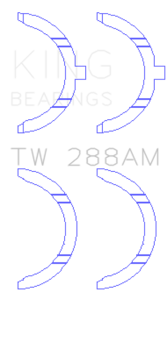 King Engine Bearings Toyota 2UZ Thrust Washer Set