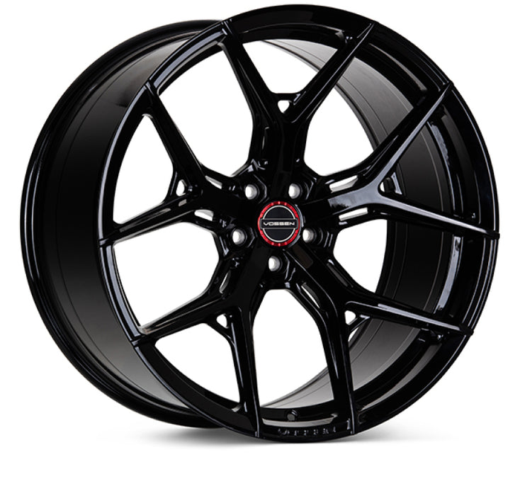 Vossen HF-5 20x9 / 5x112 / ET25 / Flat Face / 66.5 - Gloss Black Wheel