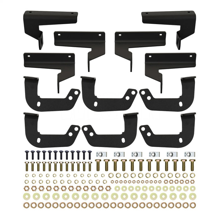 Westin 18-22 Jeep Wrangler JL Unlimited Outlaw Nerf Step Bars - Textured Black