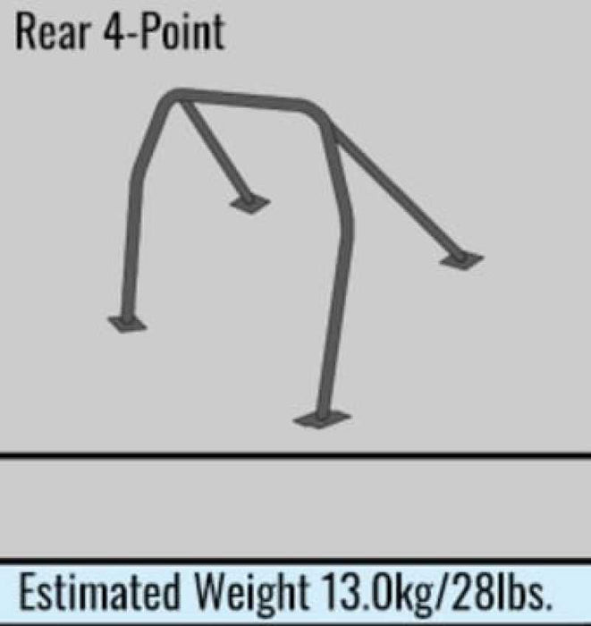 Cusco Roll Cage 4pt Safety21 Steel 2 Pass Subaru BRZ / Scion FR-S / Toyota 86 (S/O / No Cancel)