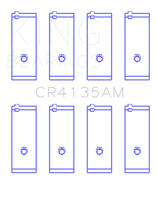 King Engine Bearings 85-01 Toyota 5SFE L4 DOHC 16 Valves (Size +1.0) Rod Bearing Set