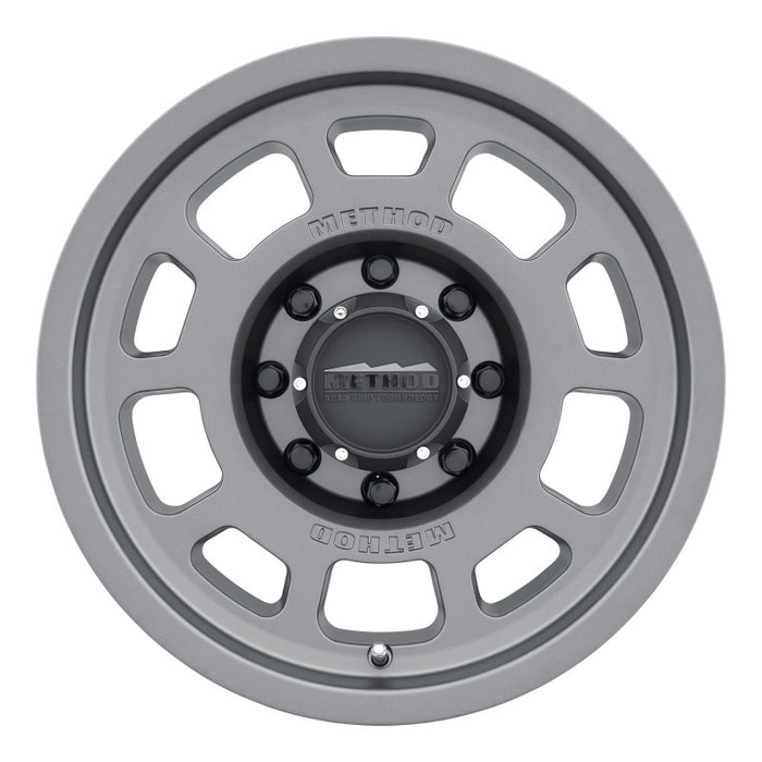 Method MR705 17x8.5 0mm Offset 8x170 130.81mm CB Titanium Wheel