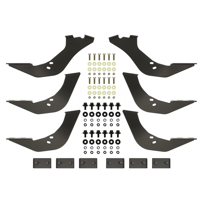 Westin 99-16 Ford F-250/350/450/550HD Reg/Supr Cab/Crew Premier Oval Nerf Step Bar Mount Kit - Blk