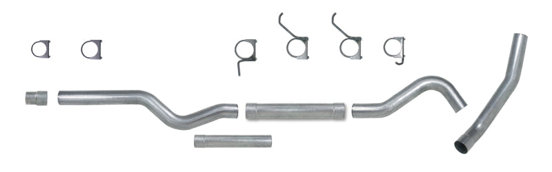 Diamond Eye KIT 4in Catback Single MFLR RPLCMENT PIPE AL CHEVY/GMC 6.6L 2500/3500 2006-2007.5