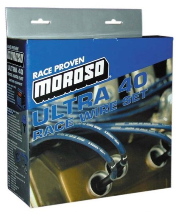 Moroso Ford 429-460 Ignition Wire Set - Ultra 40 - Unsleeved - HEI - Red