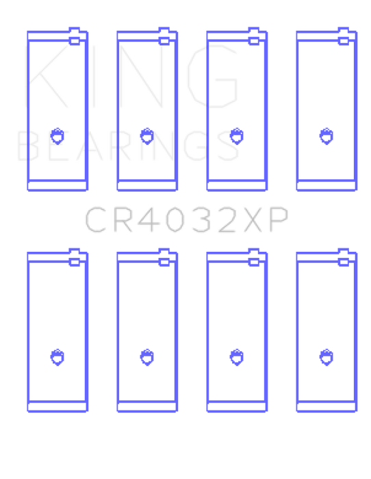 King Engine Bearings Toyota 4AGE 4AGZE 16V 1.6L (Size STDX) Performance Rod Bearing Set