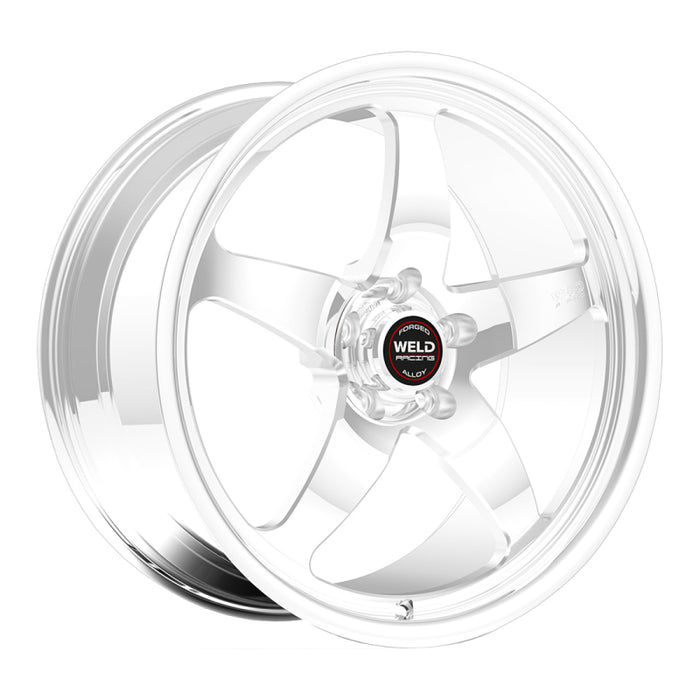 Weld S71 18x9.5 / 5x4.5 BP / 6.6in. BS Black Wheel (High Pad) - Single Beadlock