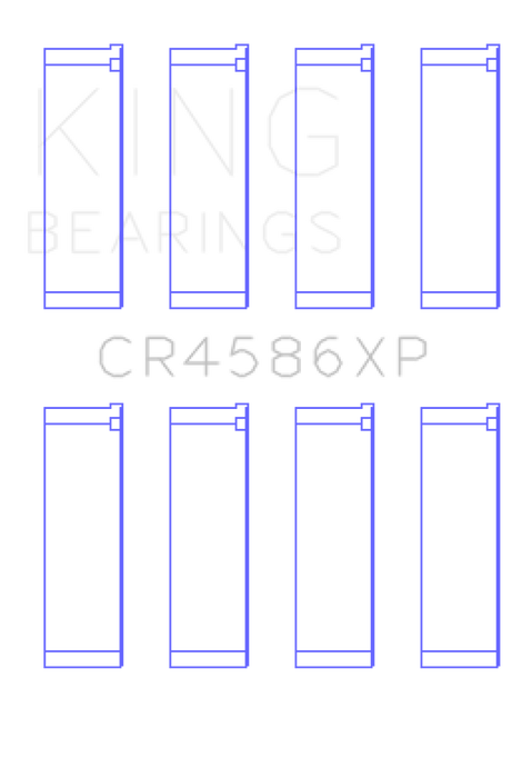 King Engine Bearings Mitsubishi 4B11T EVO X 2007+ (Size STD) Performance Rod Bearing Set