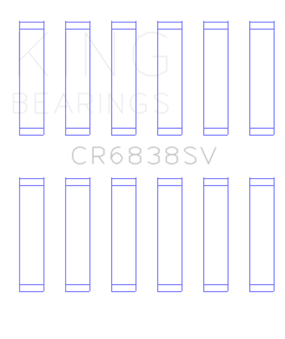 King Engine Bearings Land Rover 2.7L TDV6 Sputter Replacement Connecting Rod Bearing