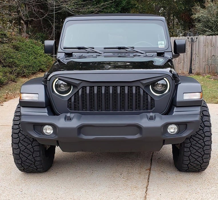 Oracle Oculus Bi-LED Projector Headlights for Jeep JL/Gladiator JT - Matte Blk - 5500K