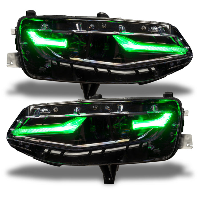 Oracle 19-21 Chevy Camaro LS/LT RGB+A Headlight DRL  Kit - ColorSHIFT w/ RF Controller