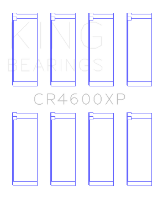 King Engine Bearings Mini (BMW) W11B16 Connecting Rod Bearings - Set of 4 Pairs