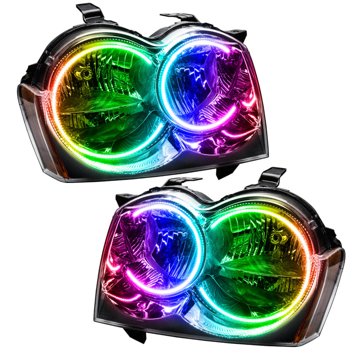 Oracle 05-07 Jeep Grand Cherokee SMD HL (Non-HID) - ColorSHIFT w/ Simple Controller