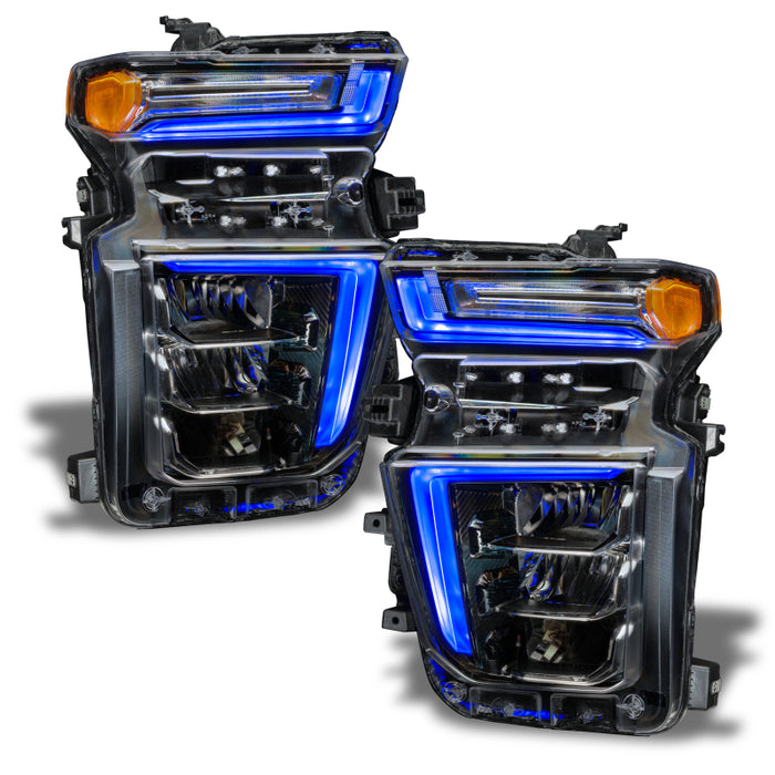 Oracle 20-21 Chevy Silverado HD 2500 RGB+W Headlight DRL Kit - ColorSHIFT w/o Controller