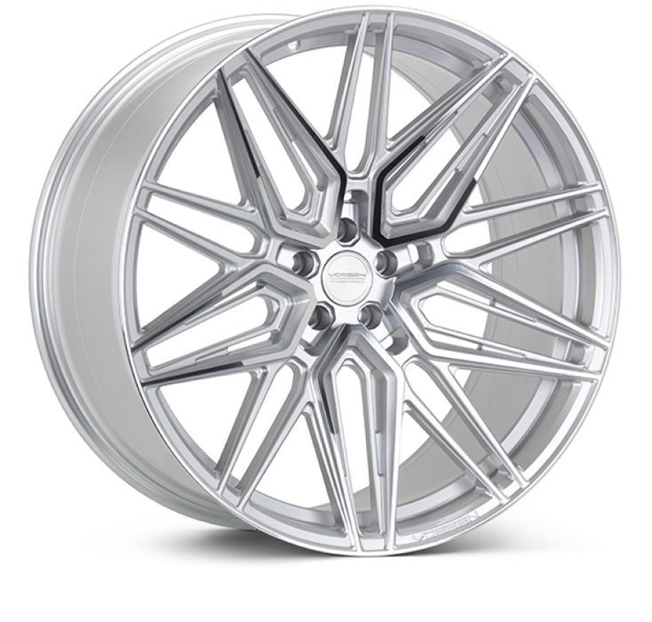 Vossen HF-7 20x10 / 5x120 / ET45 / Deep Face / 72.56 - Silver Polished Wheel