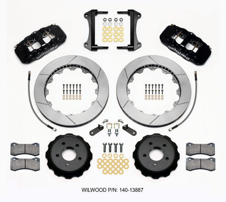 Wilwood AERO6 Front Hat Kit 15.00 15-23 Mustang w/Lines