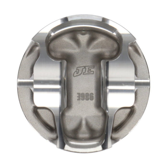 JE Pistons - Set of 4 Mitsubishi 4B11T 87.0mm Bore +.2 Dome Asymmetrical FSR Pistons - Set of 4