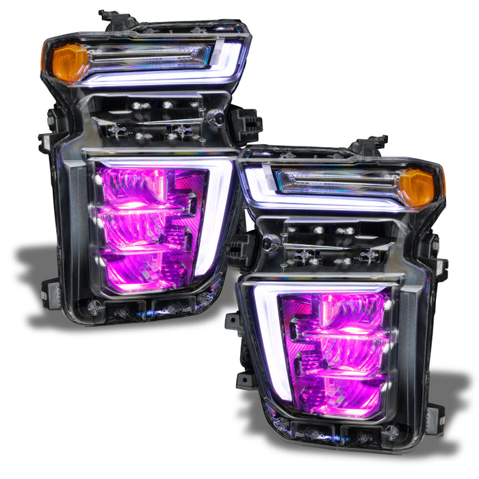 Oracle 20-21 Chevy Silverado HD 2500RGB Headlight Demon Eye Kit - w/o Controller