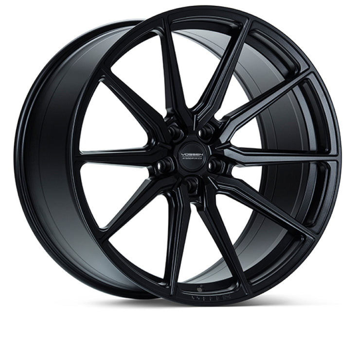 Vossen HF-3 24x10 / 5x120 / ET32 / Deep Face / 72.56 - Satin Black Wheel