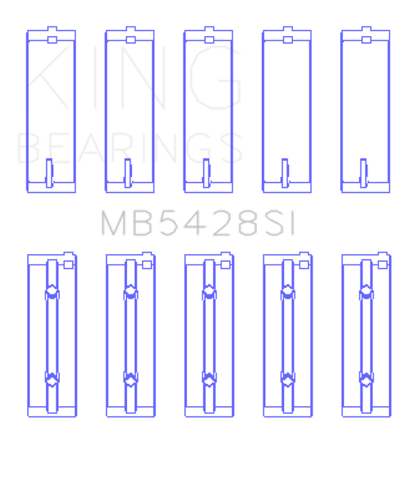 King Engine Bearings Honda R16A/ R18A 2006- Current Main Bearing Set