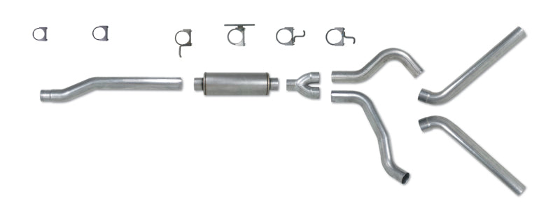 Diamond Eye KIT 4in Catback DUAL SS: 03-07 FORD 6.0L F250/F350