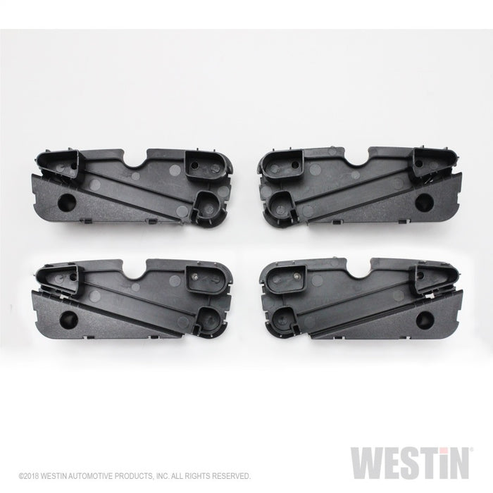 Westin R5 LED Light Kit - 4 End Caps Integrated LED Lights w/ Wiring Harness - Black