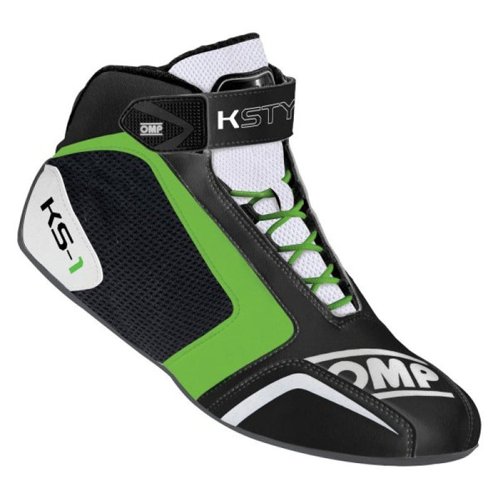 OMP KS-1 Shoes Black/White/Green - Size36