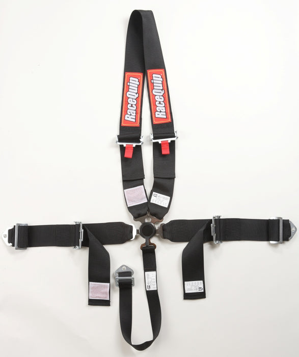 RaceQuip Black SFI CAMLOCK 5pt Dragster U Belt