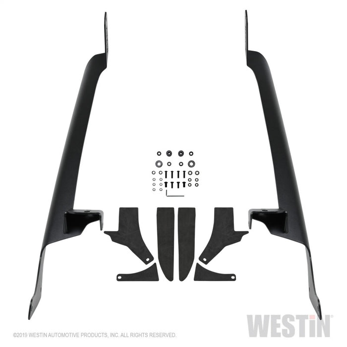 Westin 18-19 Jeep Wrangler Pillar LED Light Mount - Textured Black