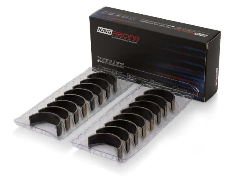 King Engine Bearings 55-67 Ford 265/283/302/327 V8 (Size 001) Performance Rod Bearing Set
