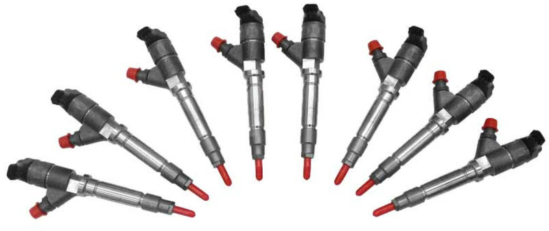 Exergy 17-19 Chevrolet Duramax 6.6L LP5 New 100% Over Injector - Set of 8
