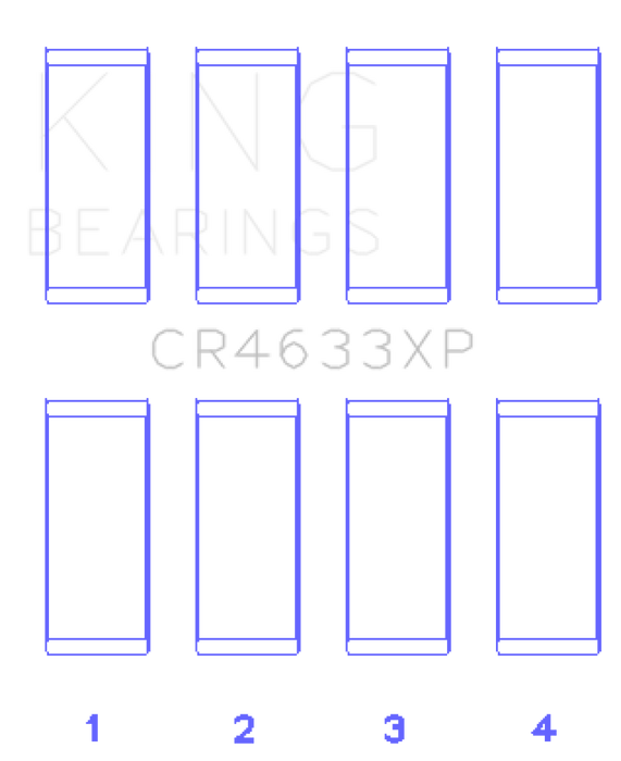 King Engine Bearings Peugeot EP6DT/BMW N14B16C Rod Bearing Set - Size STD