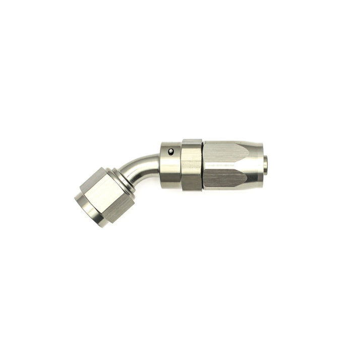 DeatschWerks 6AN Female Swivel 45-Degree Hose End CPE