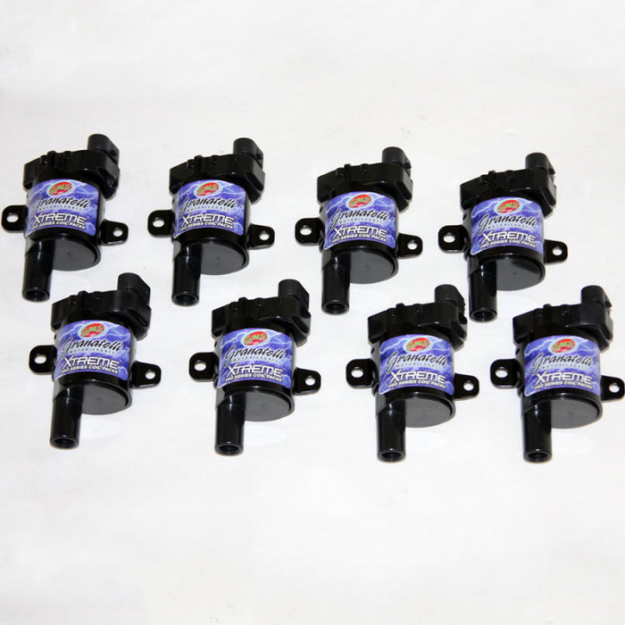 Granatelli 97-12 GM LS 4.8L/5.3L Trucks/SUV Cylindrical Pro Series Xtreme Coil Packs